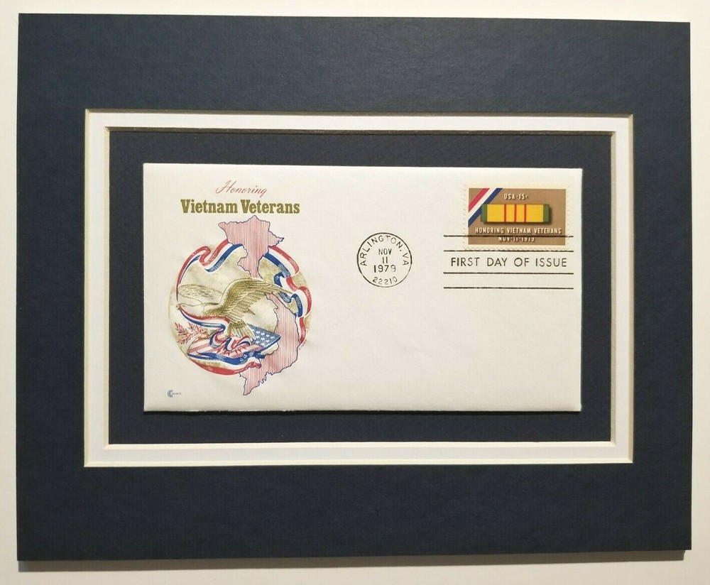 HONORING VIETNAM VETERANS - FRAMEABLE POSTAGE STAMP ART - 1028