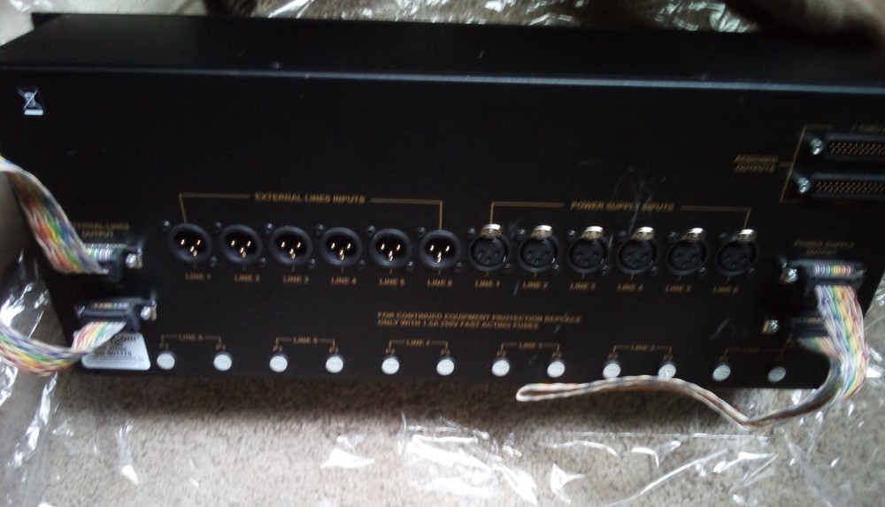 Telex RadioCom IC-100, 6 Channel Source Assign Panel