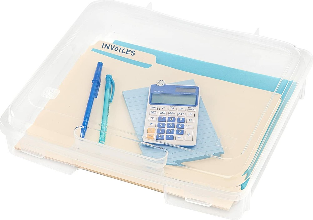 Portable Project Case, Thick, Clear