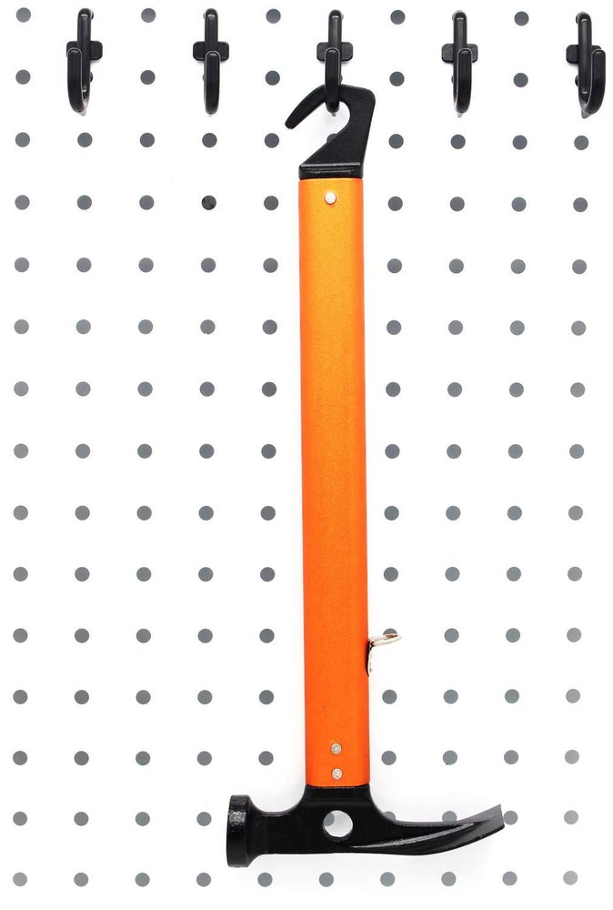 Pegboard Hooks Kit Pegboard J Hook Assortment 100PK Black Peg Hooks