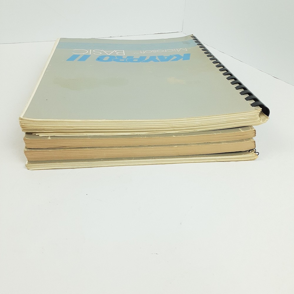 Lot of 4 KAYPRO II Users Guide Manuals Microsoft Basic S-Basic Select Profitplan