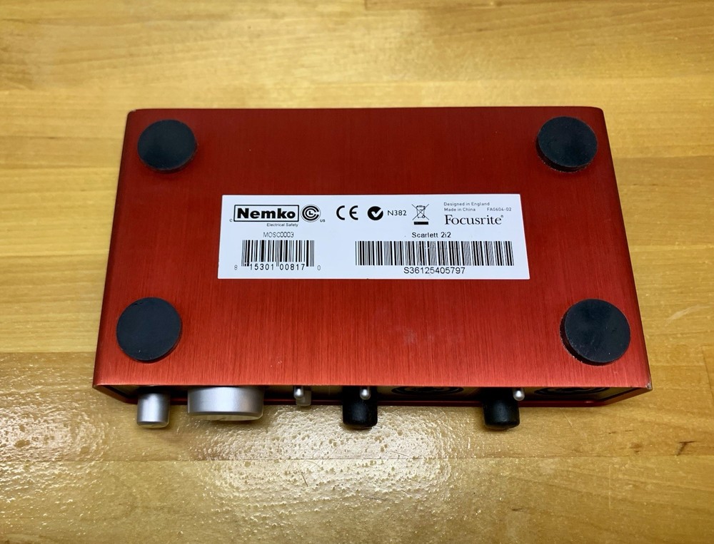 Focusrite Scarlett 2i2 USB Audio Interface 1st Generation