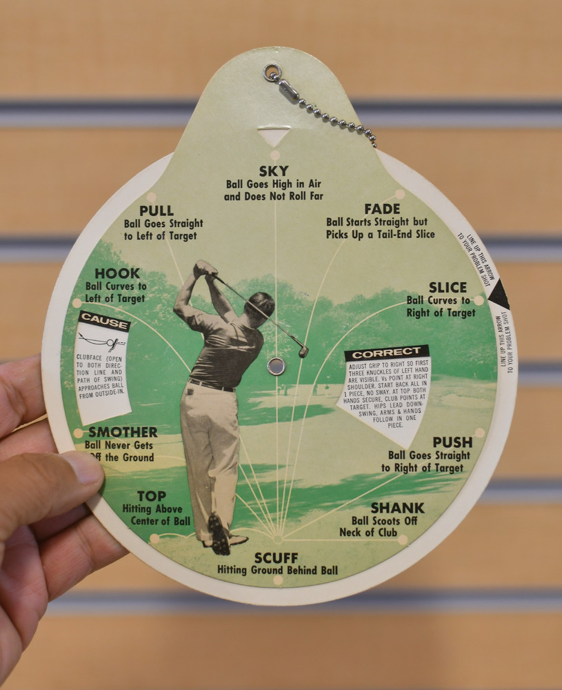 Vintage  1962 Golf Problem Solver Training Wheel Slide Ruler