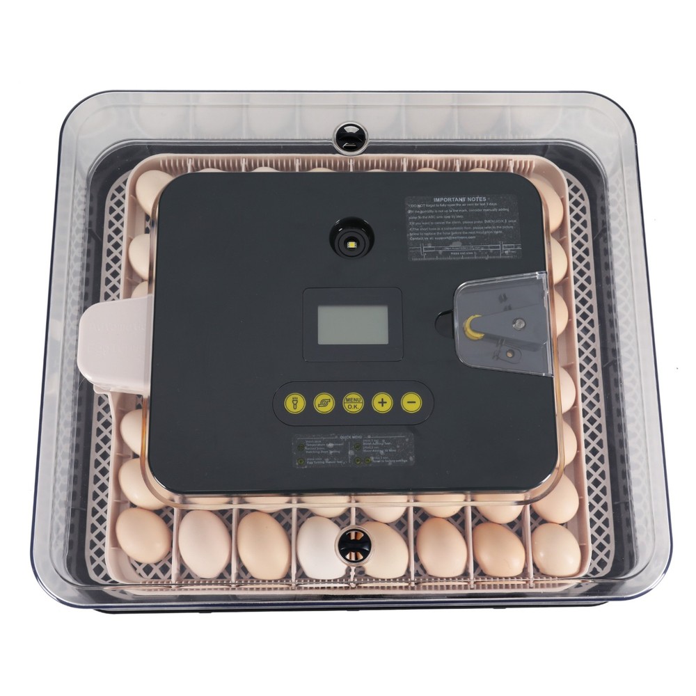 56 Eggs Incubator Digital Fully Automatic Turning Humidity Control Chicken Eggs
