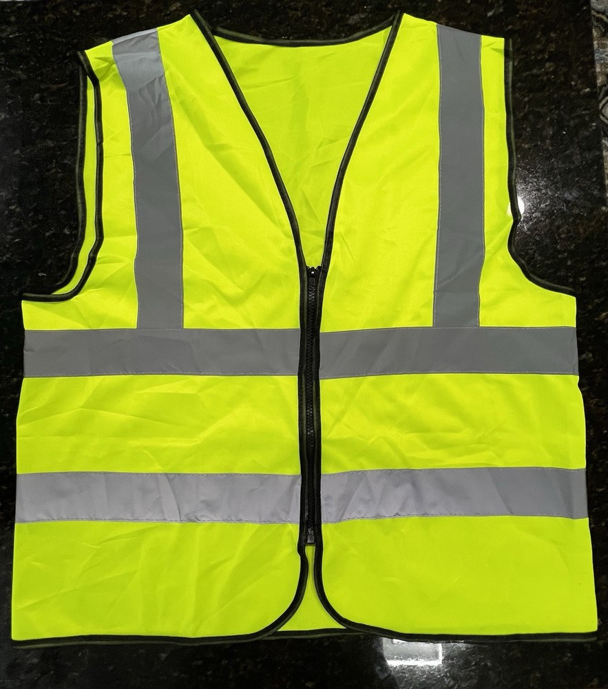 CLASS 2/ Reflective High Visibility Yellow Safety Vest-12 total various sizes