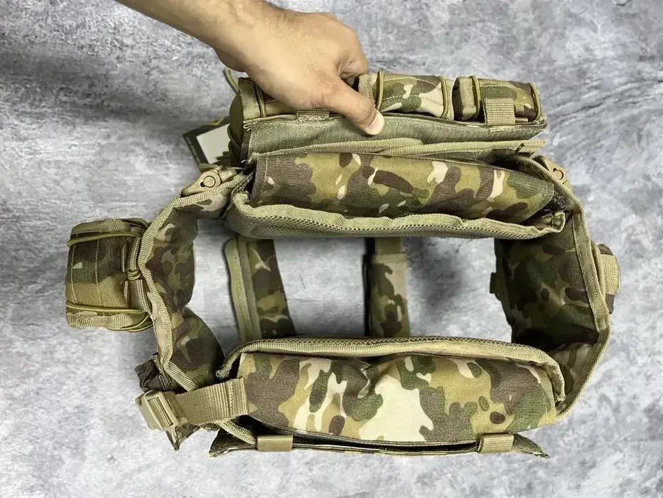 plate carrier double quick release tactical multicam 4-point Multicam 💛💙