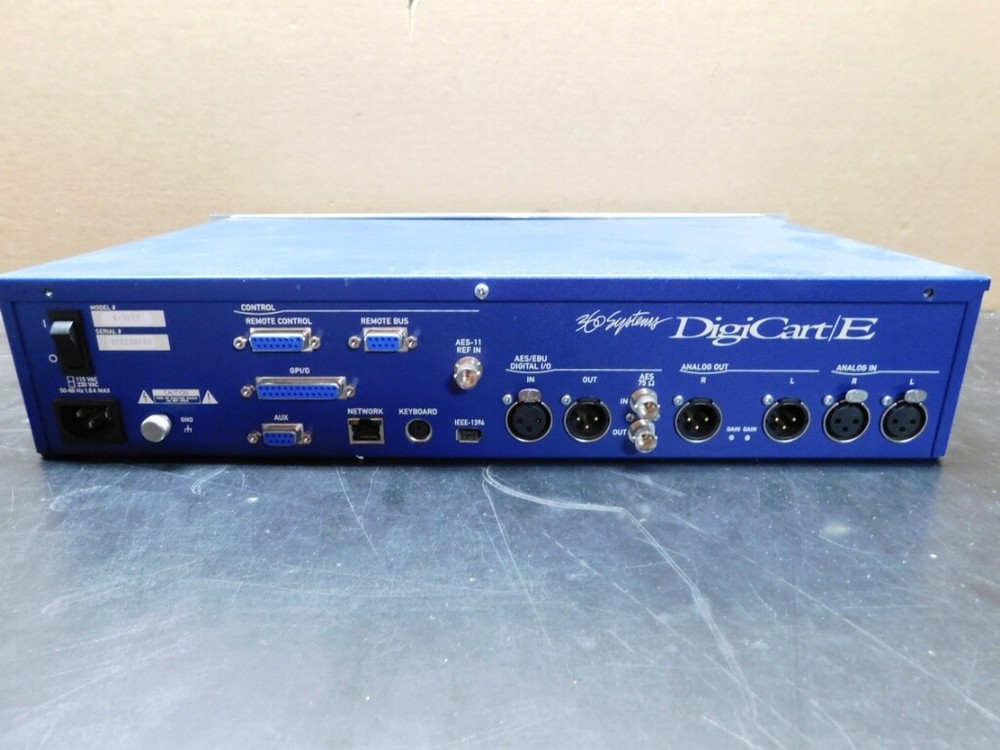 360 SYSTEMS DigiCart E -- E-3000 Ethernet Audio Network Recorder