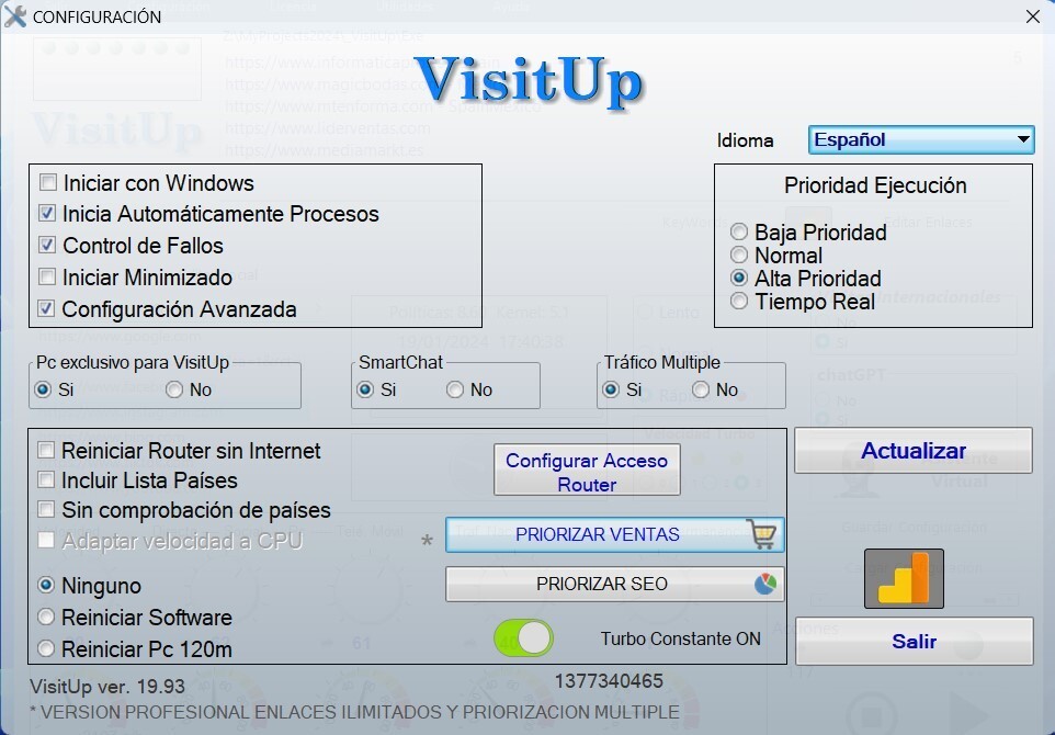 SEO Tool, WEB Booster, CHATGPT Positioning WEB (IA)