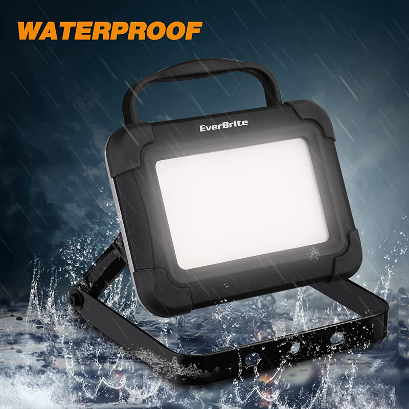 EverBrite 1500Lumen Rechargeable Work Light Foldable High Light Work Light 2Mode