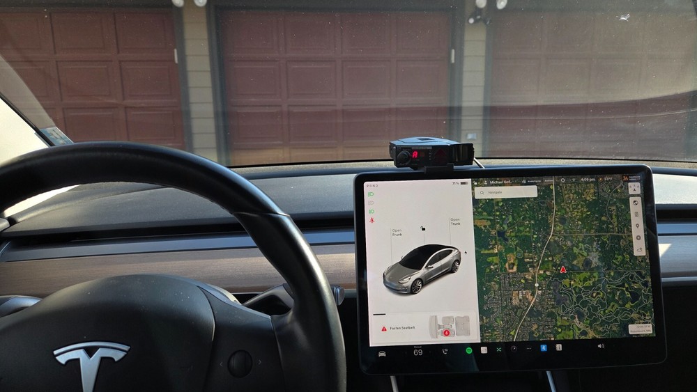 Valentine1 v1 Original mount for both Tesla Model 3 and Model Y (REMOVABLE)