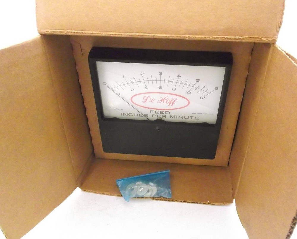 API / LFE 53-6731-0000 Feed Meter (Model 0508) - De Hoff Gun Drill Feed Meter