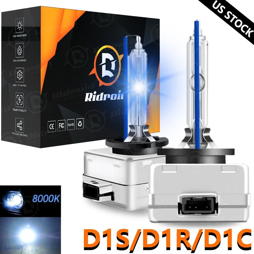 D1S D1R 35W Xenon HID Headlight Bulbs 66144 85140 OEM High/Low Beam Replacement