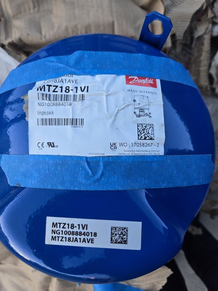 DANFOSS MTZ18JA1AVE 208-230V Compressor, New Open Box
