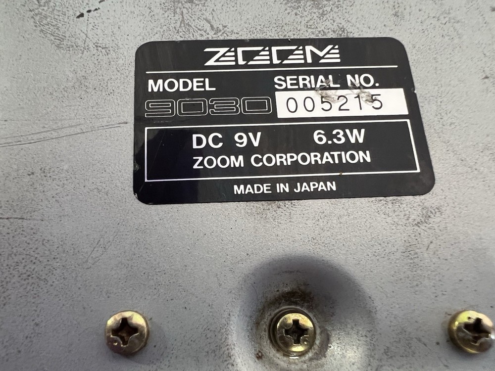 Repaired Zoom 9030 Advanced Instrument Effects Processor /Tested, Works