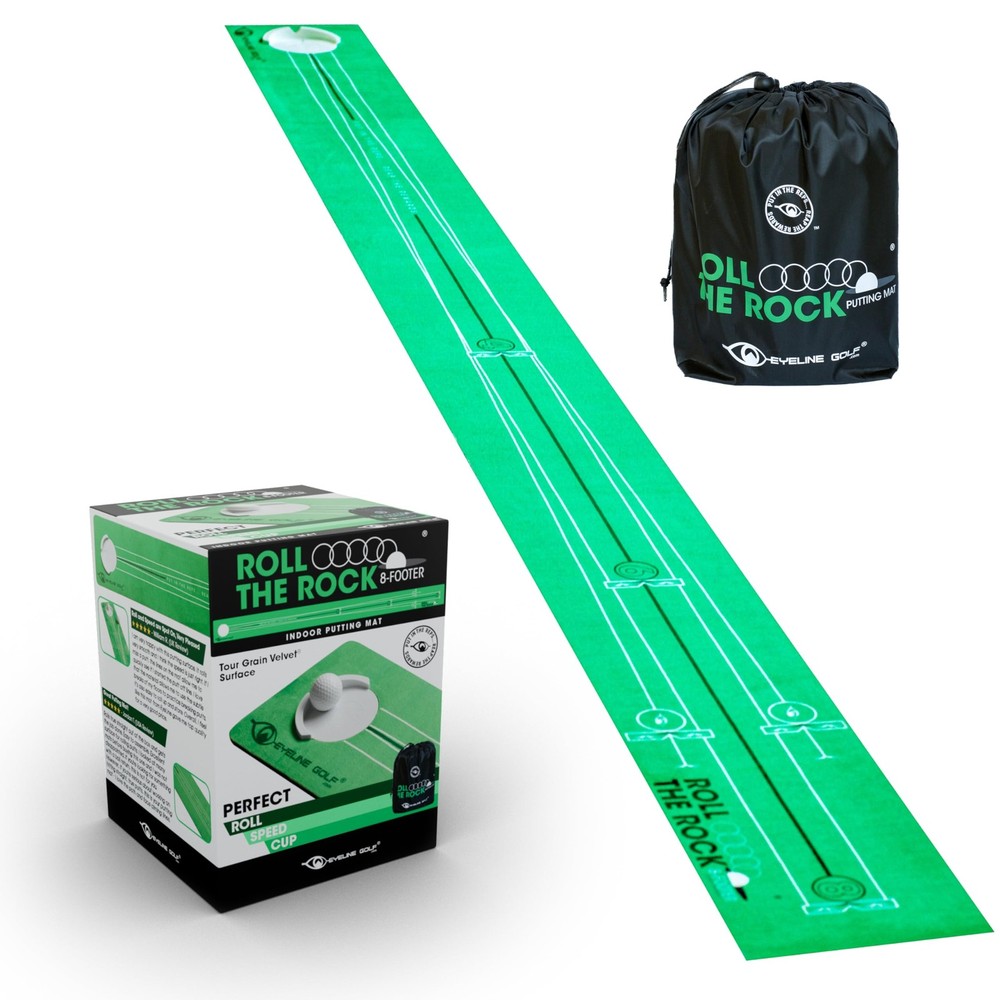 - Roll The Rock Putting Mat - Have Fun Perfecting Stroke, Alignment, Speed Co...