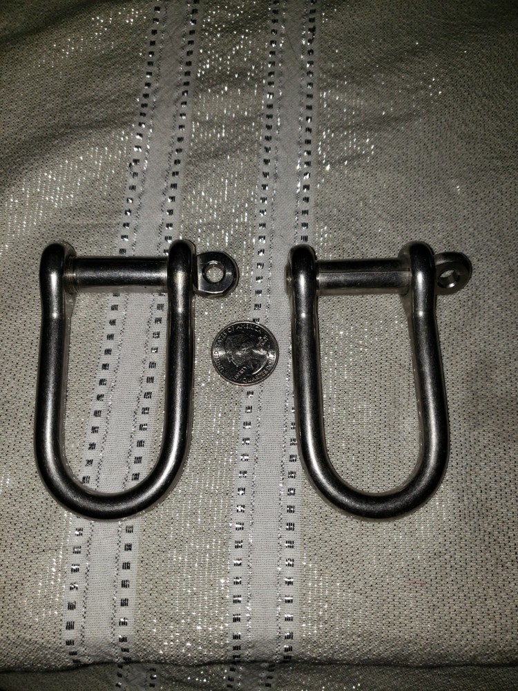 D RING SHACKLES WITH SCREW PINS