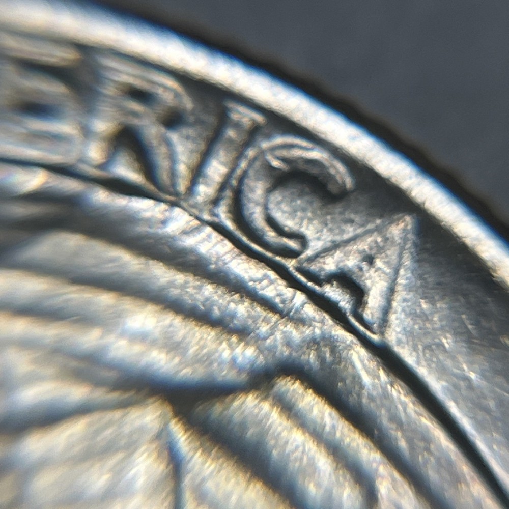 1956 Washington Silver Quarter Errors DDR Toning Uncirculated