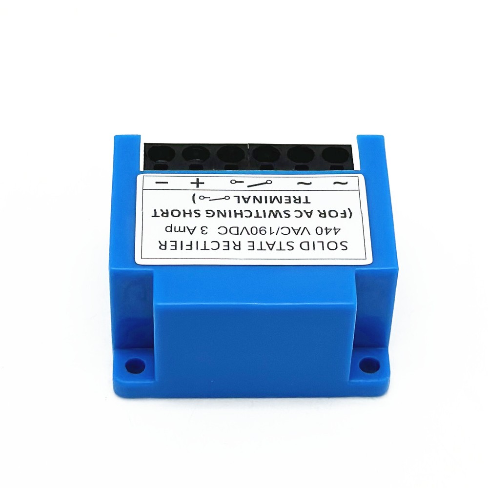 SOLID STATE RECTIFIER 440VAC/190VDC 3Amp half wave brake rectifier module