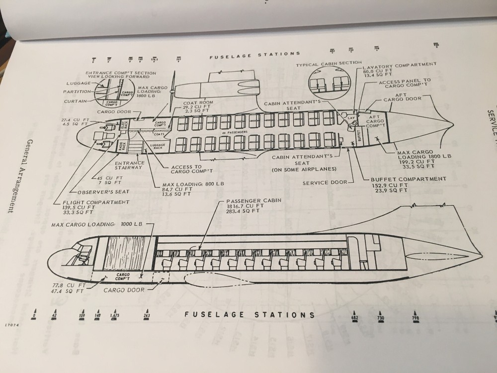 Convair 340-R4Y Service Training Study Guide Manual