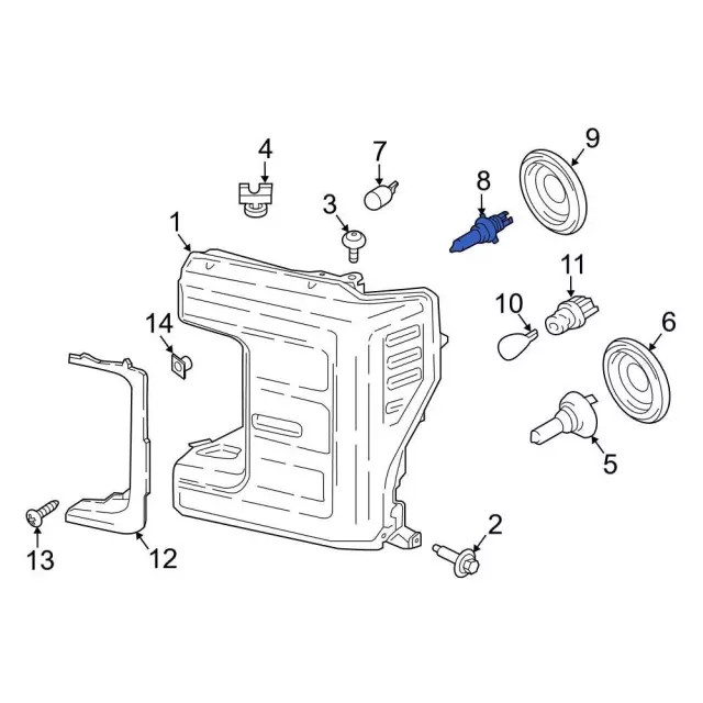 Genuine Ford Socket BB5Z-13411-A
