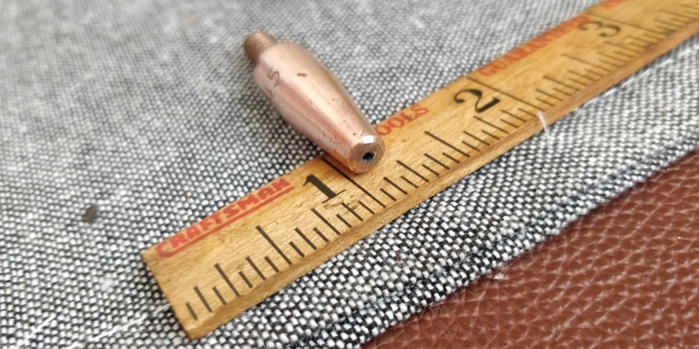 5 pack Torch Tip Contact Tip, Wire Size .045" 1.2mm , 12-24 thread