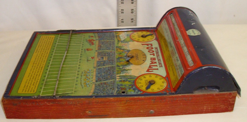 FRANTZ INTERCOLLEGIATE FOOTBALL TIN GAME 1925