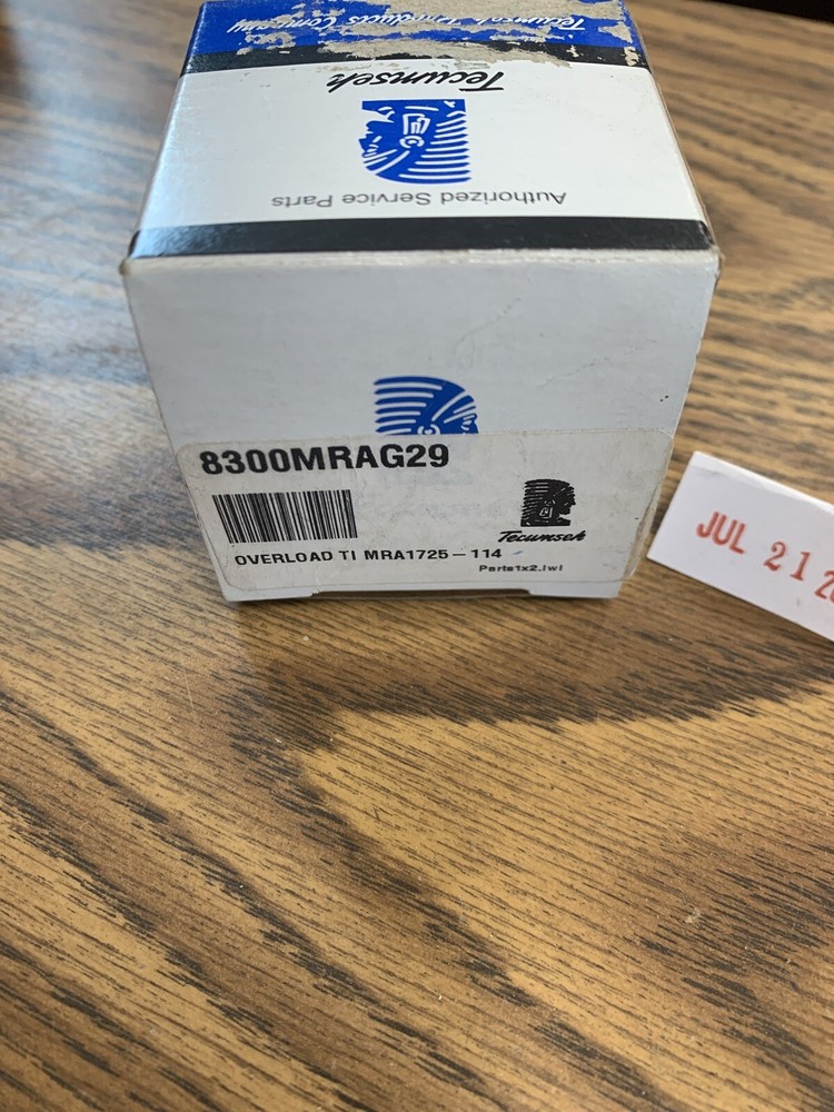 Tecumseh Overload Relay 8300MRAG29