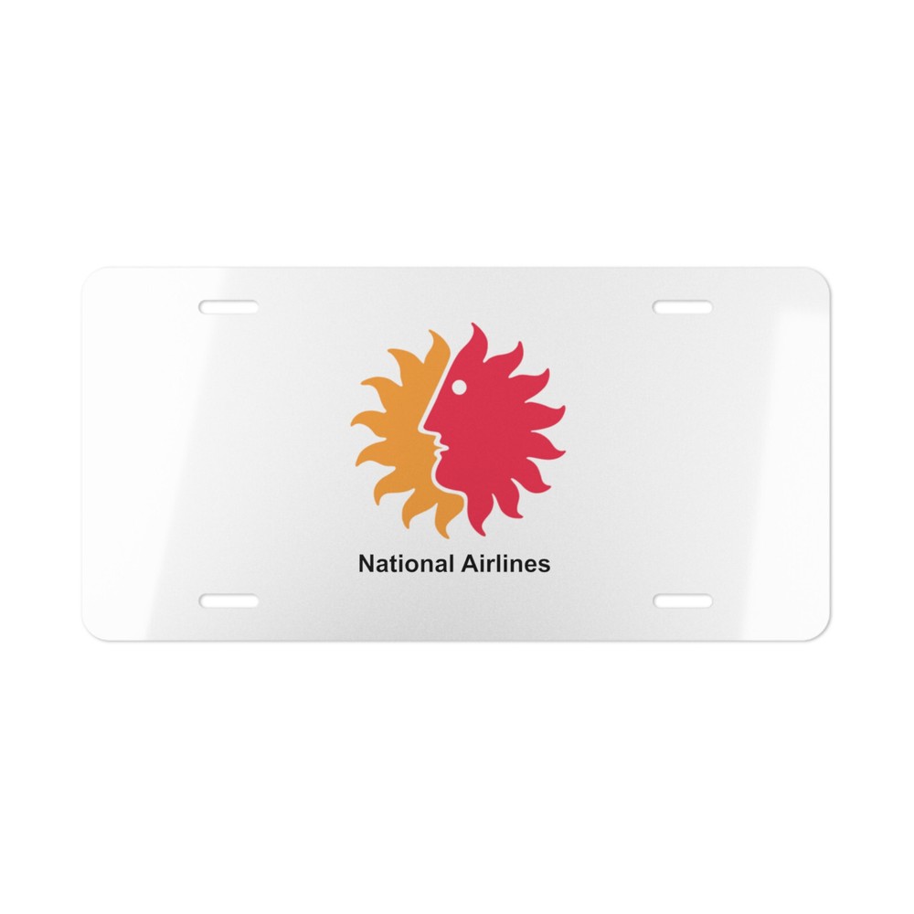 National Airlines Vanity Plate