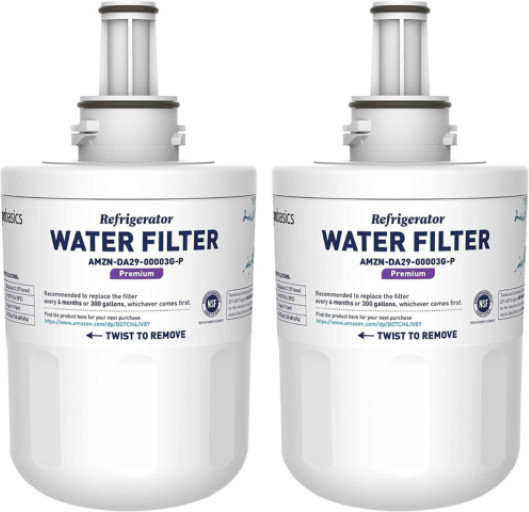 WATER FILTER DA29-00003G SAMSUNG REFRIGERATOR REPLACEMENT 2-PACK  AMAZON-BASICS