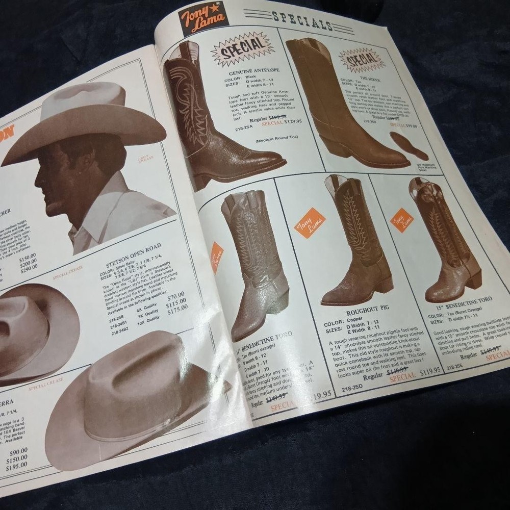80s Western Catalog LUSKEY Levi