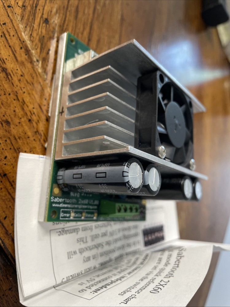 [New] Sabertooth dual 60 Amp motor driver 2x60 Dimension Engineering