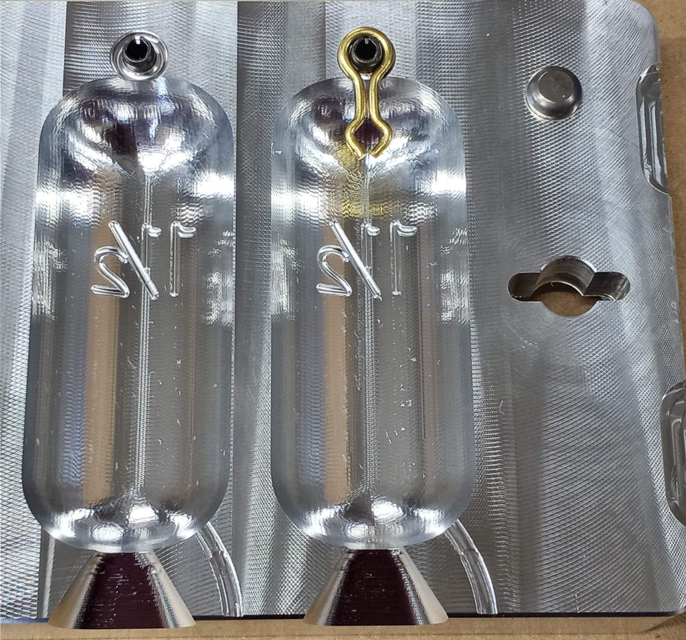 Cod Sinker / Deep Drop Weight Mold 1-1/2 LB ( 6 Cavity ) Aluminum CNC