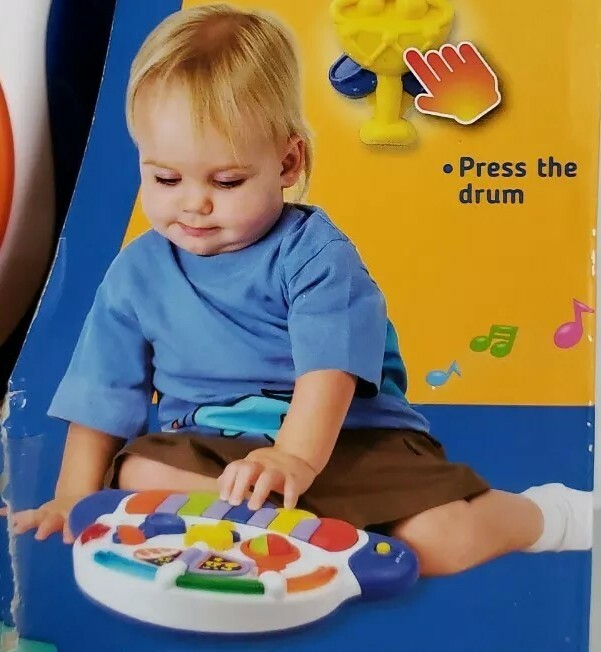 JUKEBOX PIANO WITH 3 MUSICAL INSTRUMENTS BUILT-IN, LITTLE LEARNER
