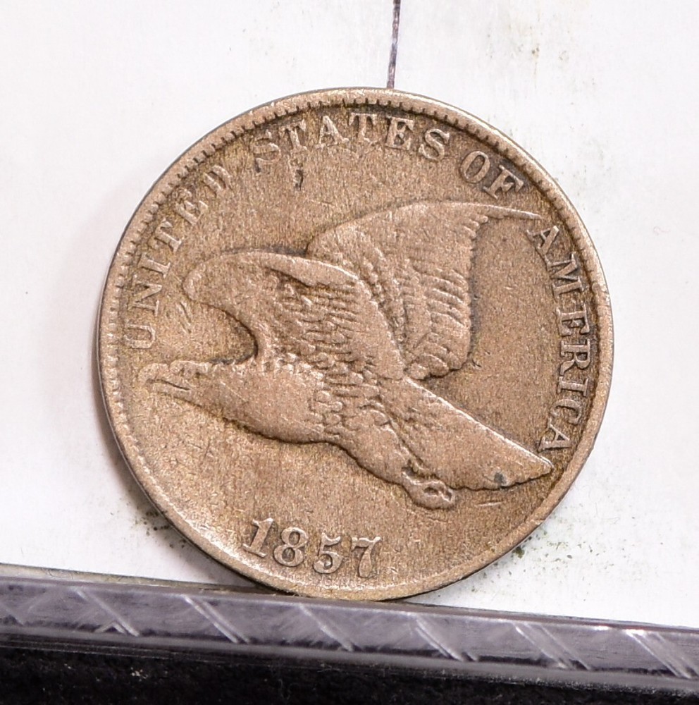 1857 Flying Eagle Cent - Fine (#57351-L)