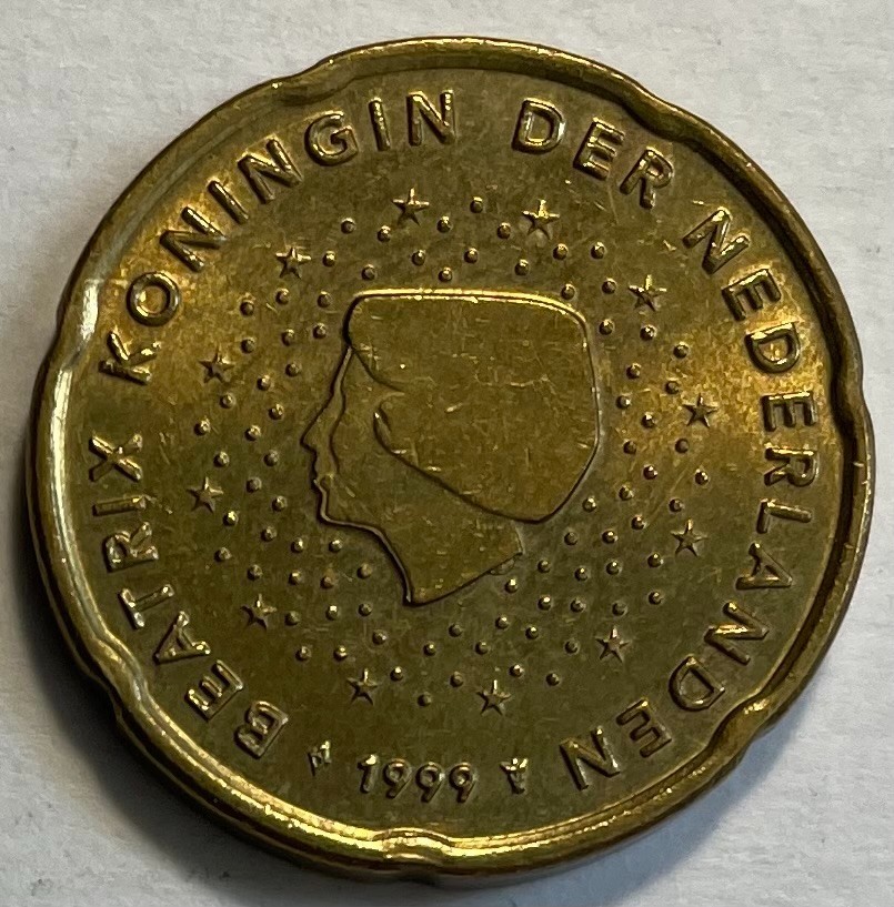 Netherlands 20 Cents 1999 - Queen Beatrix