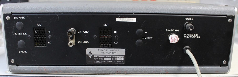 North Atlantic Phase Angle Voltmeter Model 213C