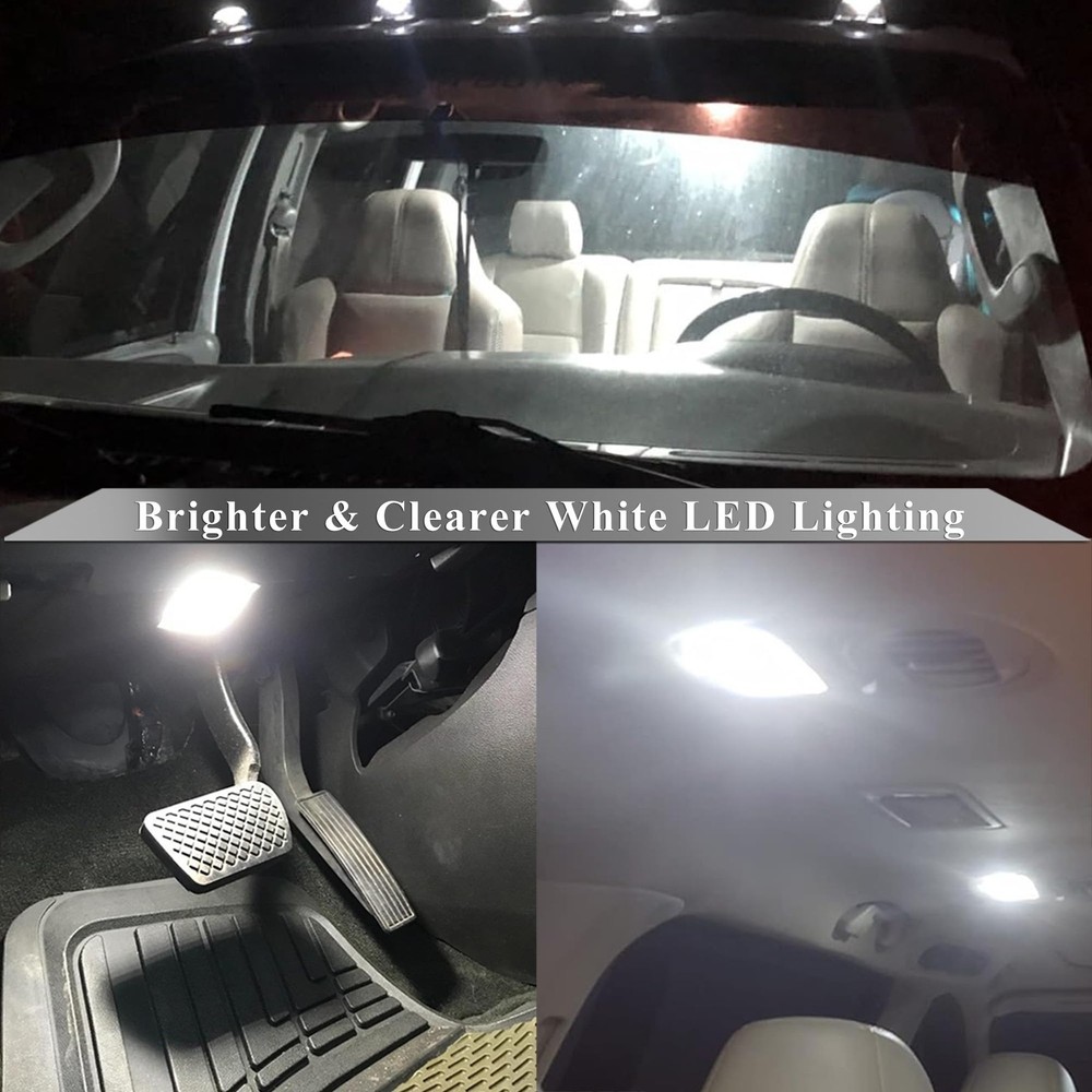 Gorromp White LED Dome Map Light Bulbs for Ford F150 Lighting