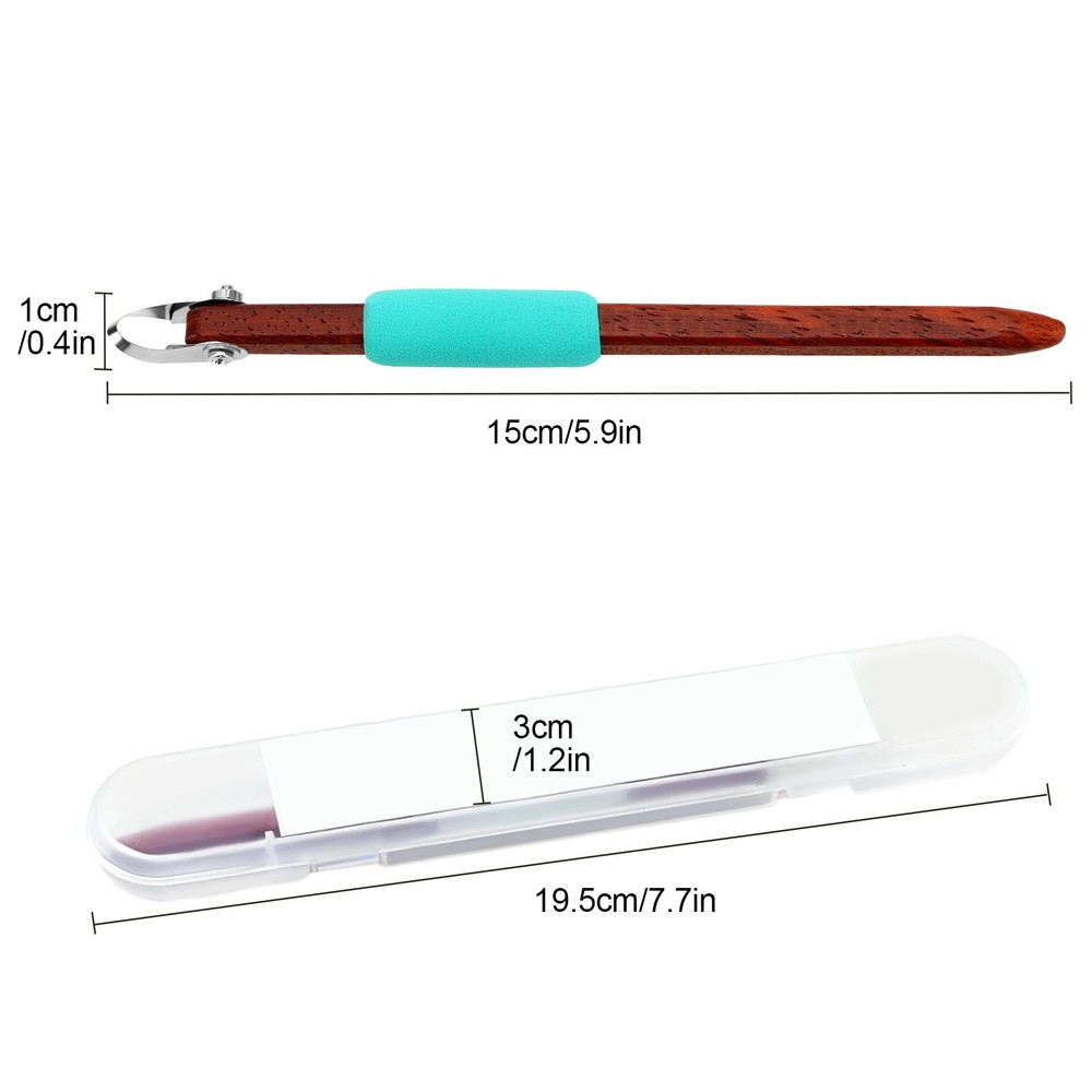 Loop Pottery Sculpting Tool Replaceable Stainless Steel Blade Portable Beginner