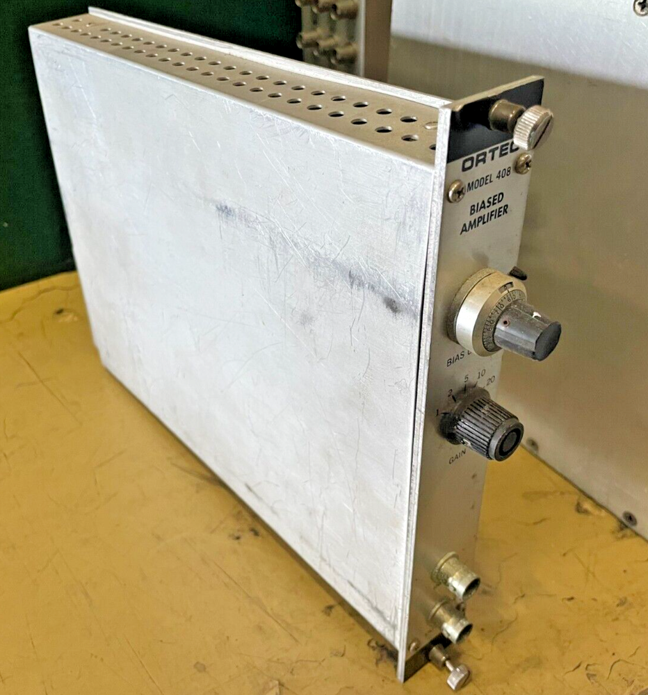 Ortec Model 408 Biased Amplifier NIM BIN Plug-In Module