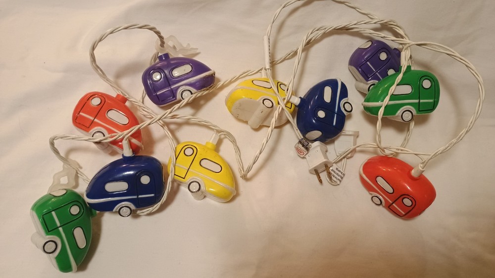Vintage Blow Mold Retro Camper Trailer String Lights 10 Lights - 6ft