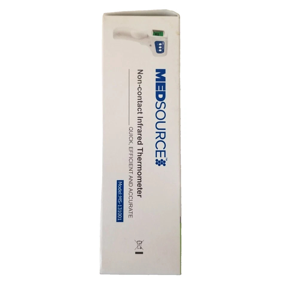 Medsource Non Contact Infrared Thermometer 1 Second Testing MS-131001