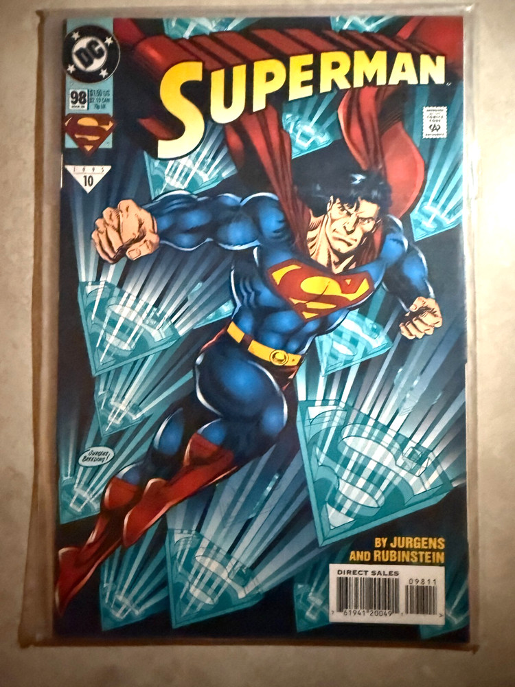 SUPERMAN #98 Jurgens-Rubinstein - Original USA (K)*
