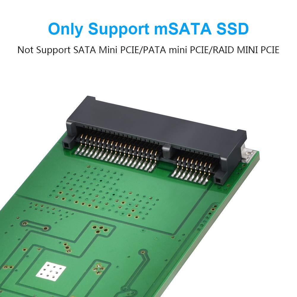 ELUTENG mSATA Adapter, mSATA to USB 3.0 Adapter, USB mSATA SSD