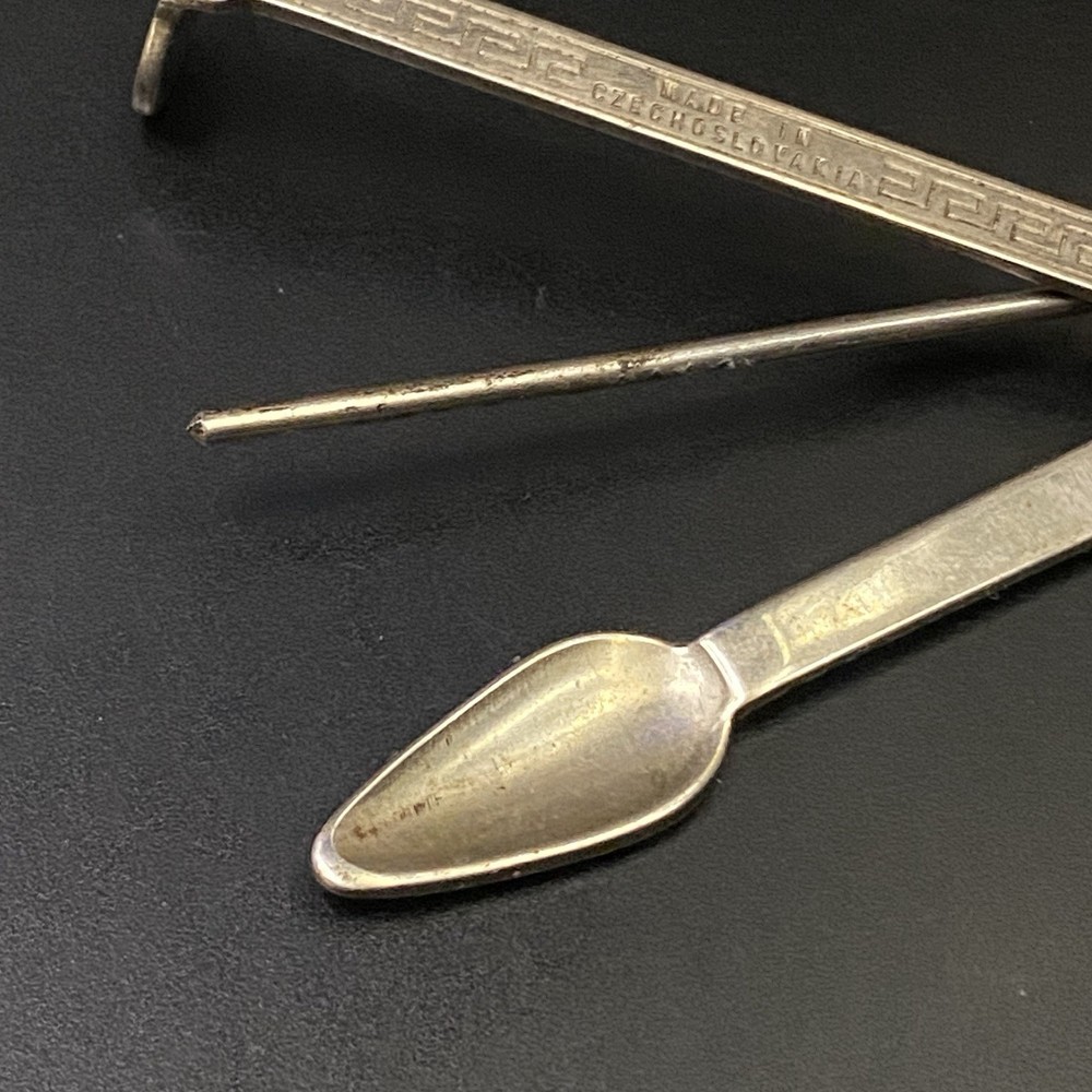 VTG Foldable Spoon Pipe Cleaner Reamer Tamper Multi Tool Czechoslovakia