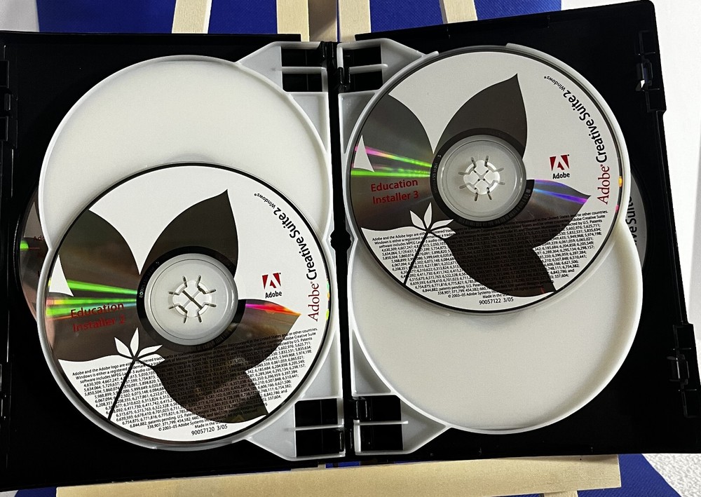 PC Platform - Adobe Creative Suite 2 Premium Windows Education - 6 CDS - w/Ser #
