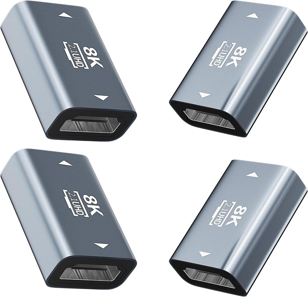 8K HDMI Coupler Set - 4-Pack for Ultimate Compatibility & Performance