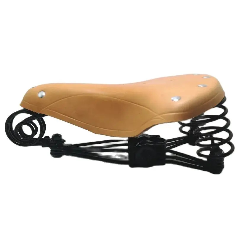 Cowhide Saddle Vintage Elephant Spring Genuine Leather Spring Saddle Ol