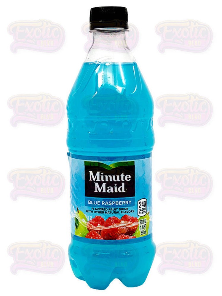 Minute Maid Blue Raspberry 20 oz 6 12 and 24 pack