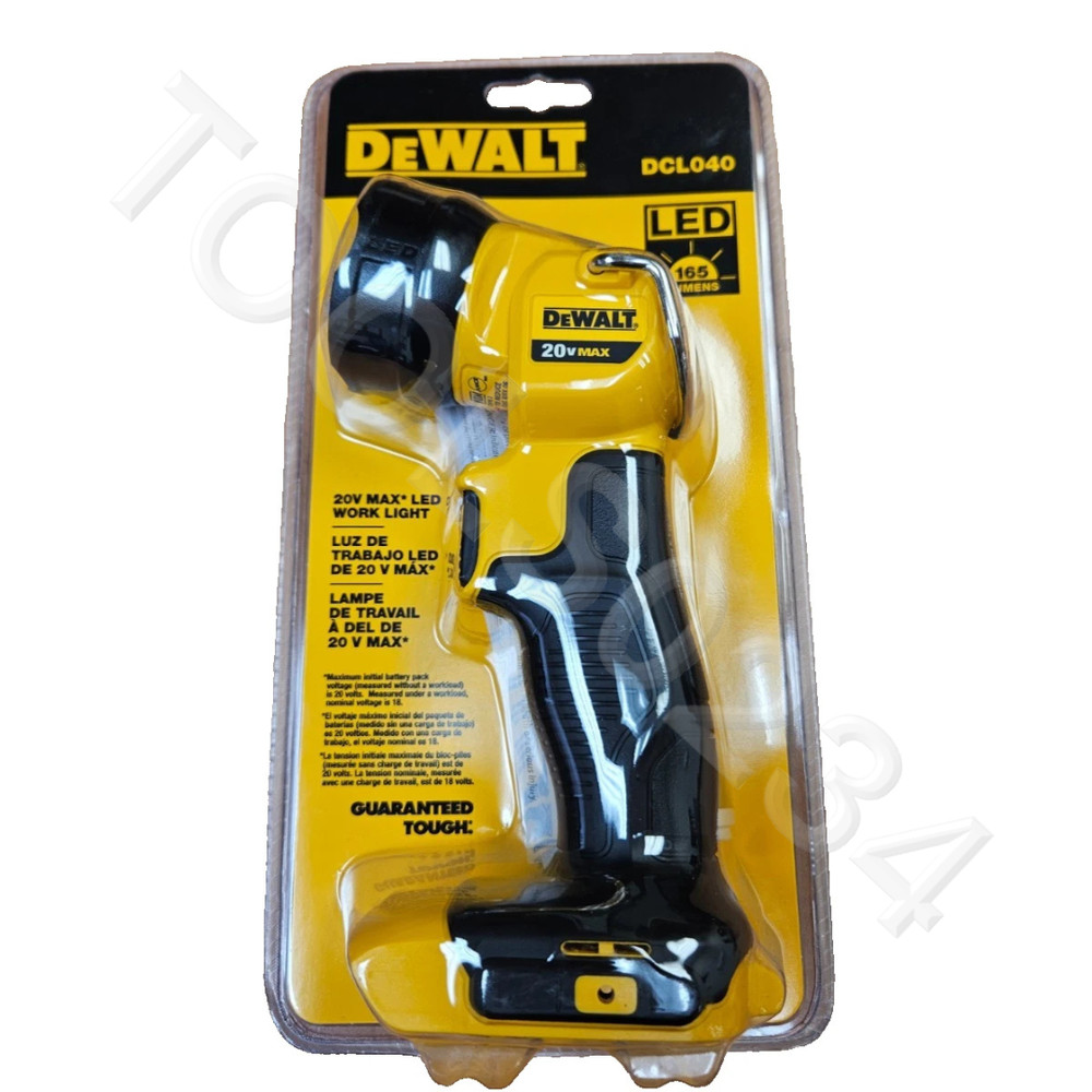 Dewalt DCL040 20V Max Work Light Flash Light TOOL ONLY