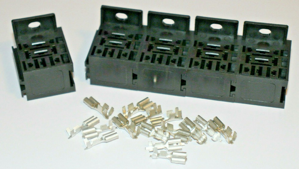 5 PCS Stackable ISO Relay Socket with Terminals (IKA Germany)